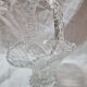 Bohemian crystal fruit basket