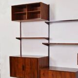 Scandinavian vintage modular teak bookcase