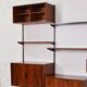 Scandinavian vintage modular teak bookcase