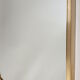 Italian wall mirror with brass frame, 1950