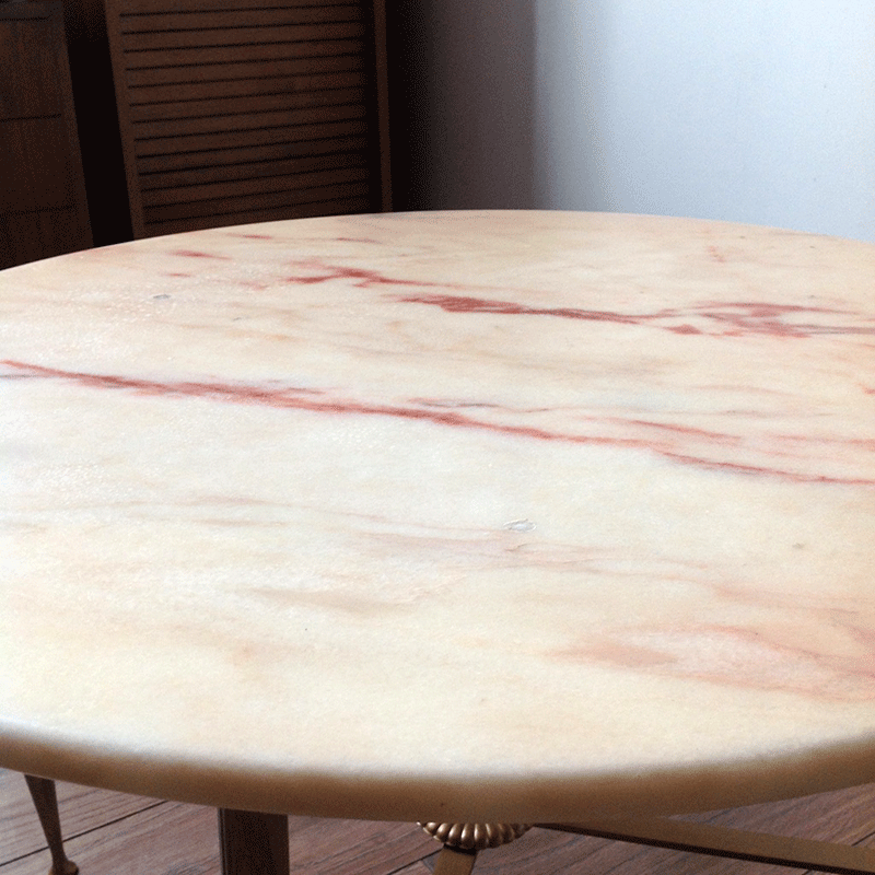 Table basse marbre et doré