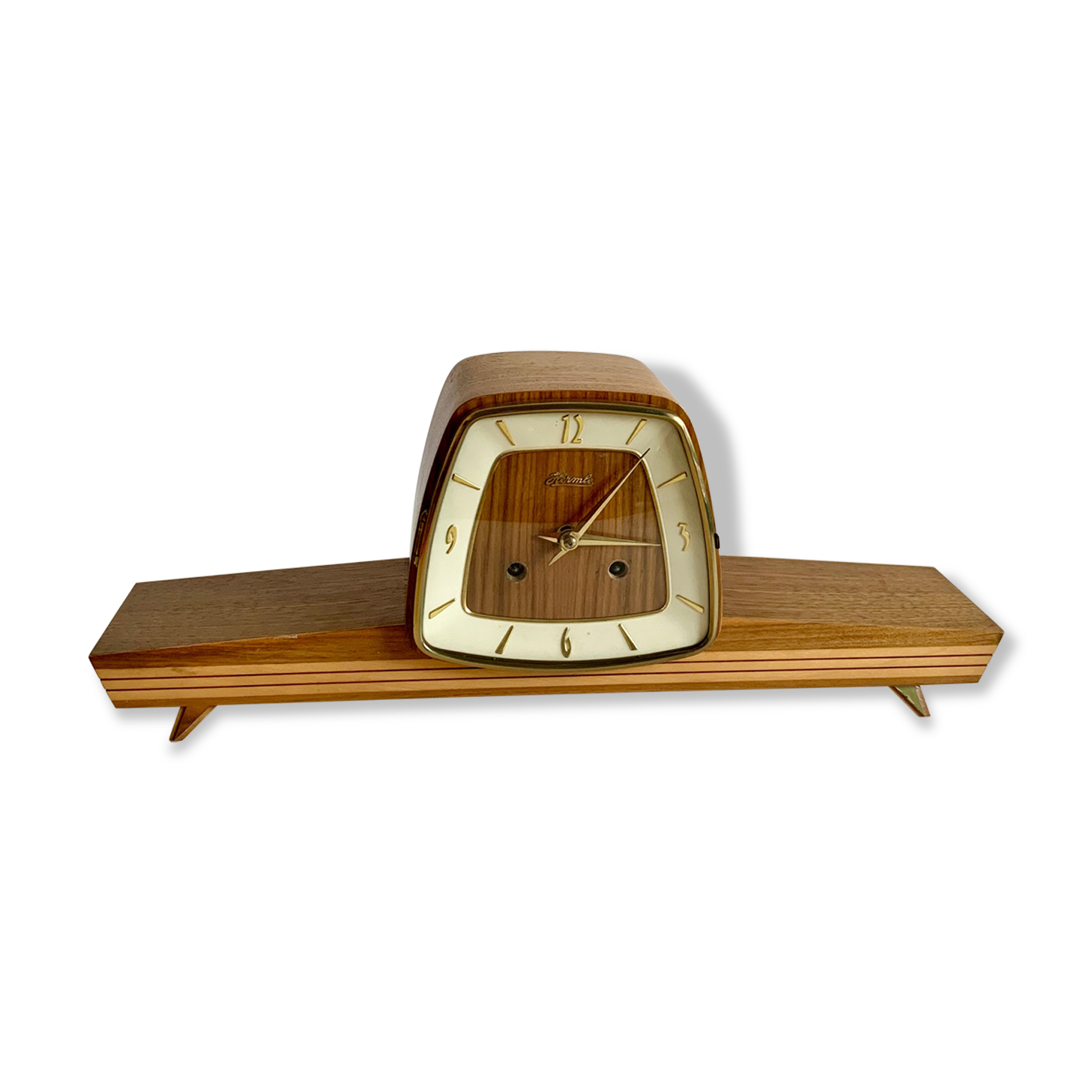 Art Deco Style Mantel Clock Hermle, 1960s