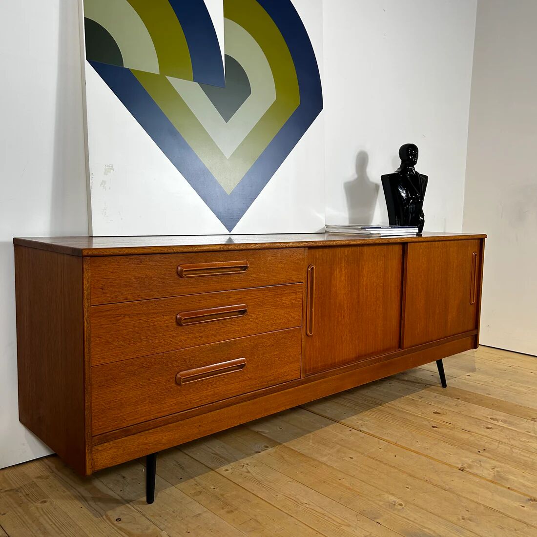 Danish teak enfilade, 1960s