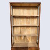Art Deco oak museum display case
