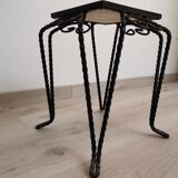 Decorative ceramic wrought iron harness