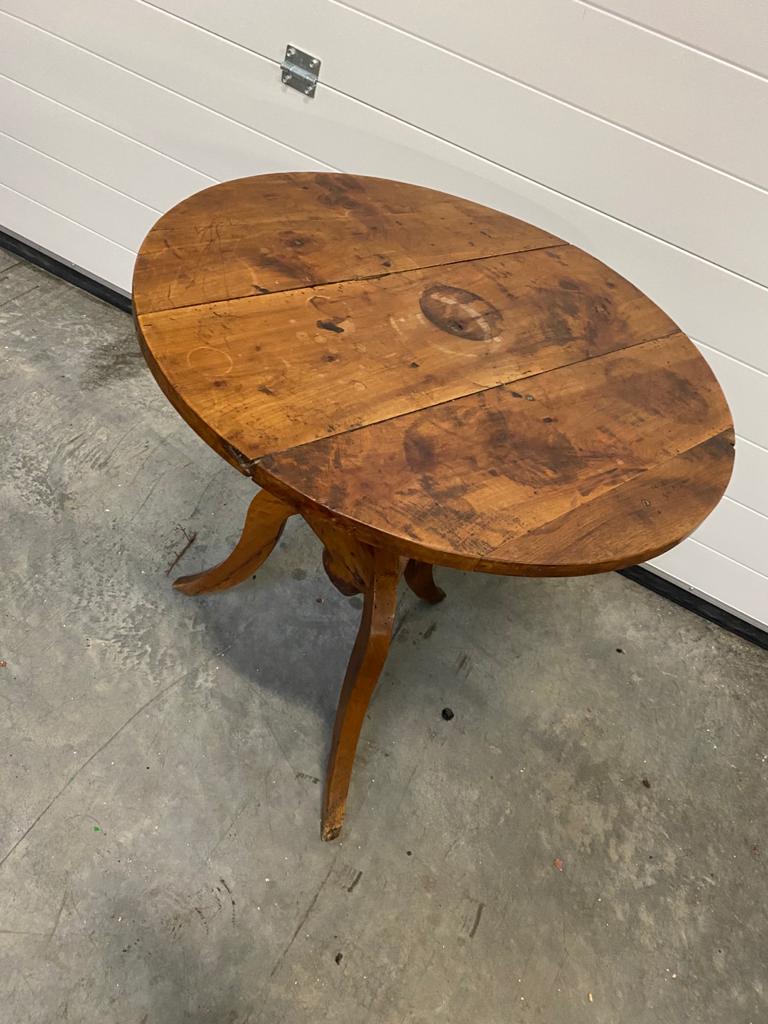 Ancient wooden side table