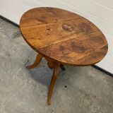 Ancient wooden side table