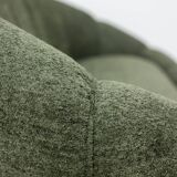 Sofa in bouclette fabric. Contemporary work.