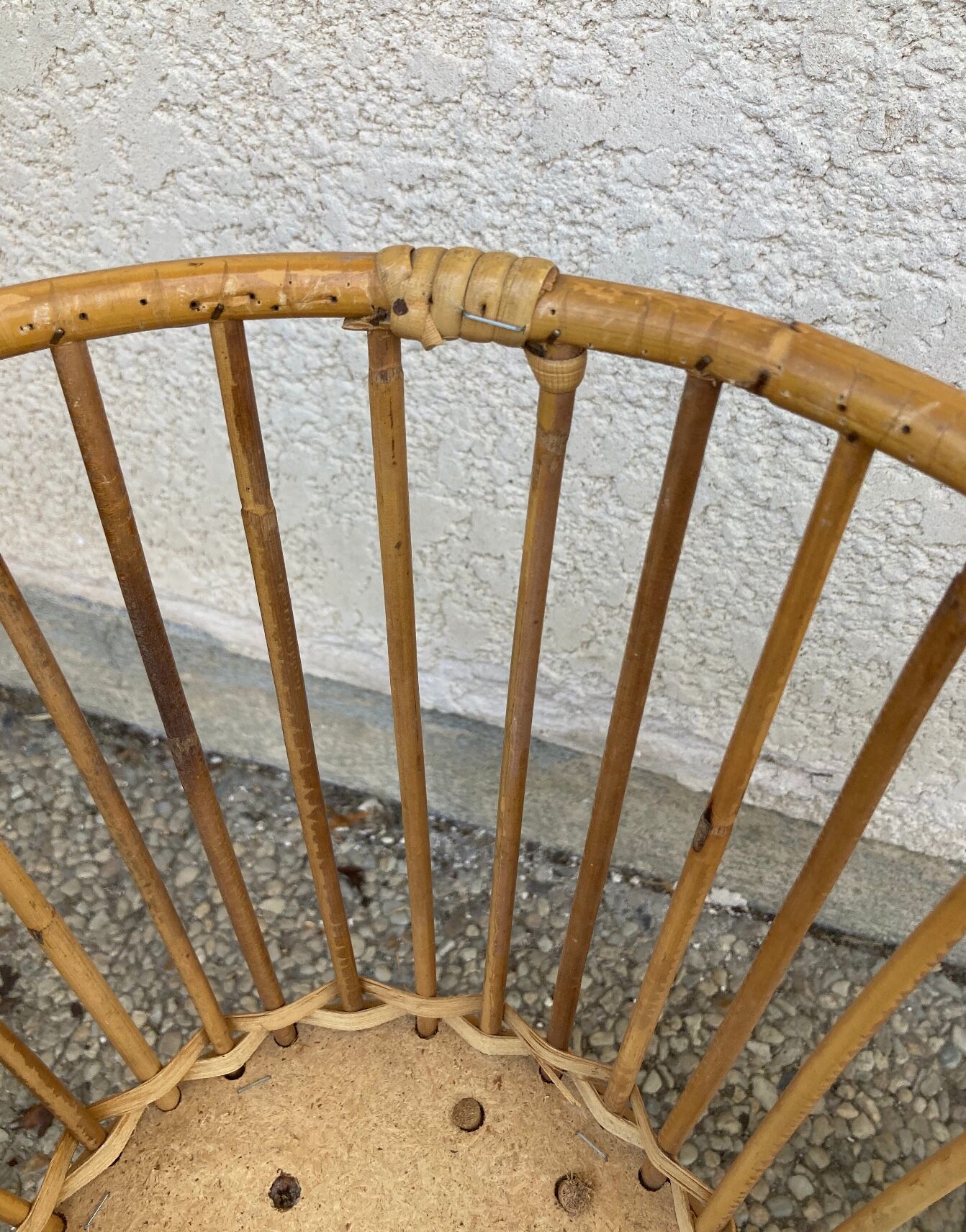 Vintage rattan worker