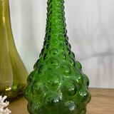 Vintage green Empoli carafe