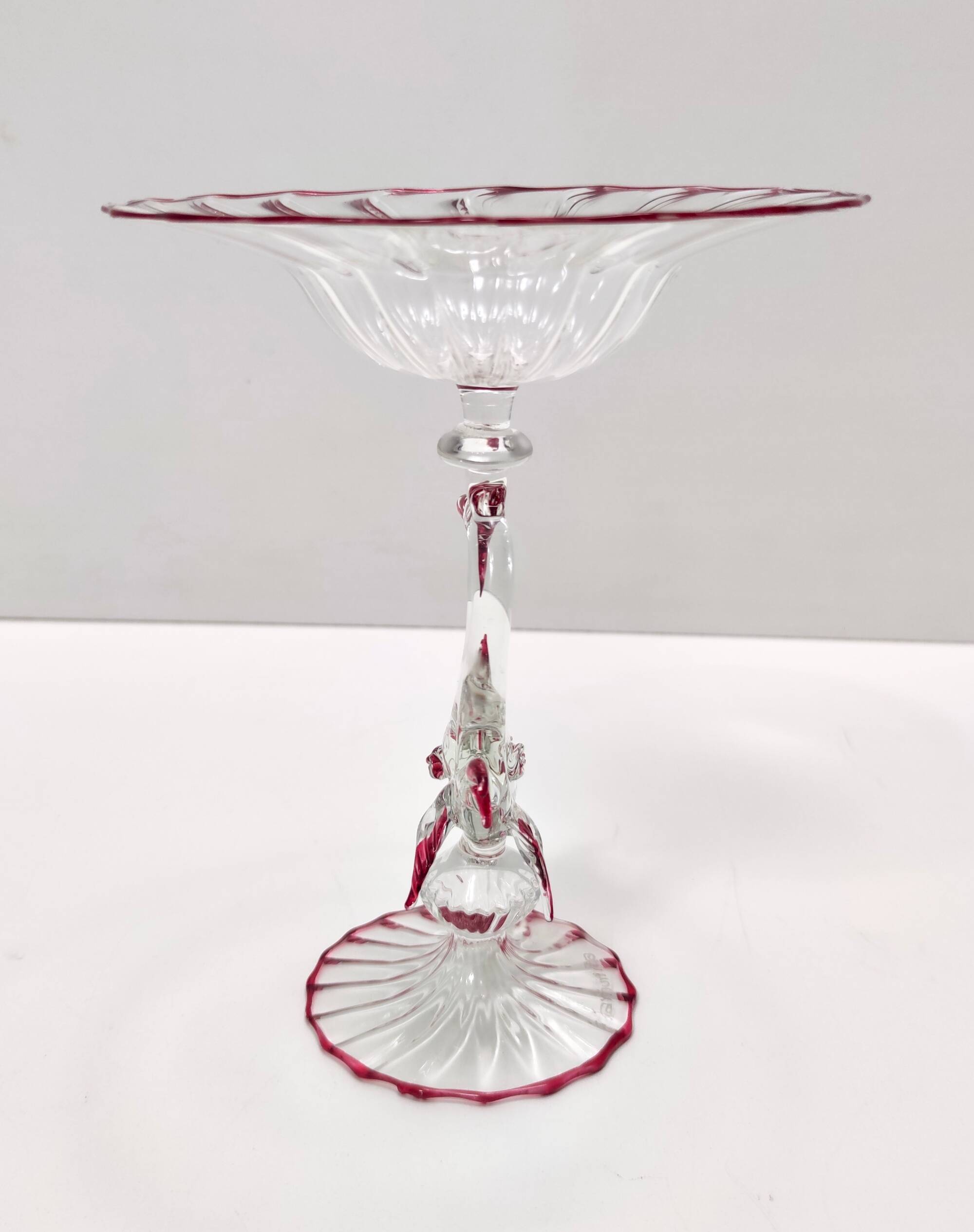 Renaissance style Murano Glass Cake Stand by La Murrina, Italy