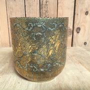 Serious brass pot