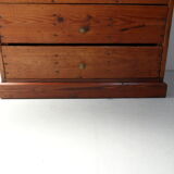 Industrial filing cabinet with drawers