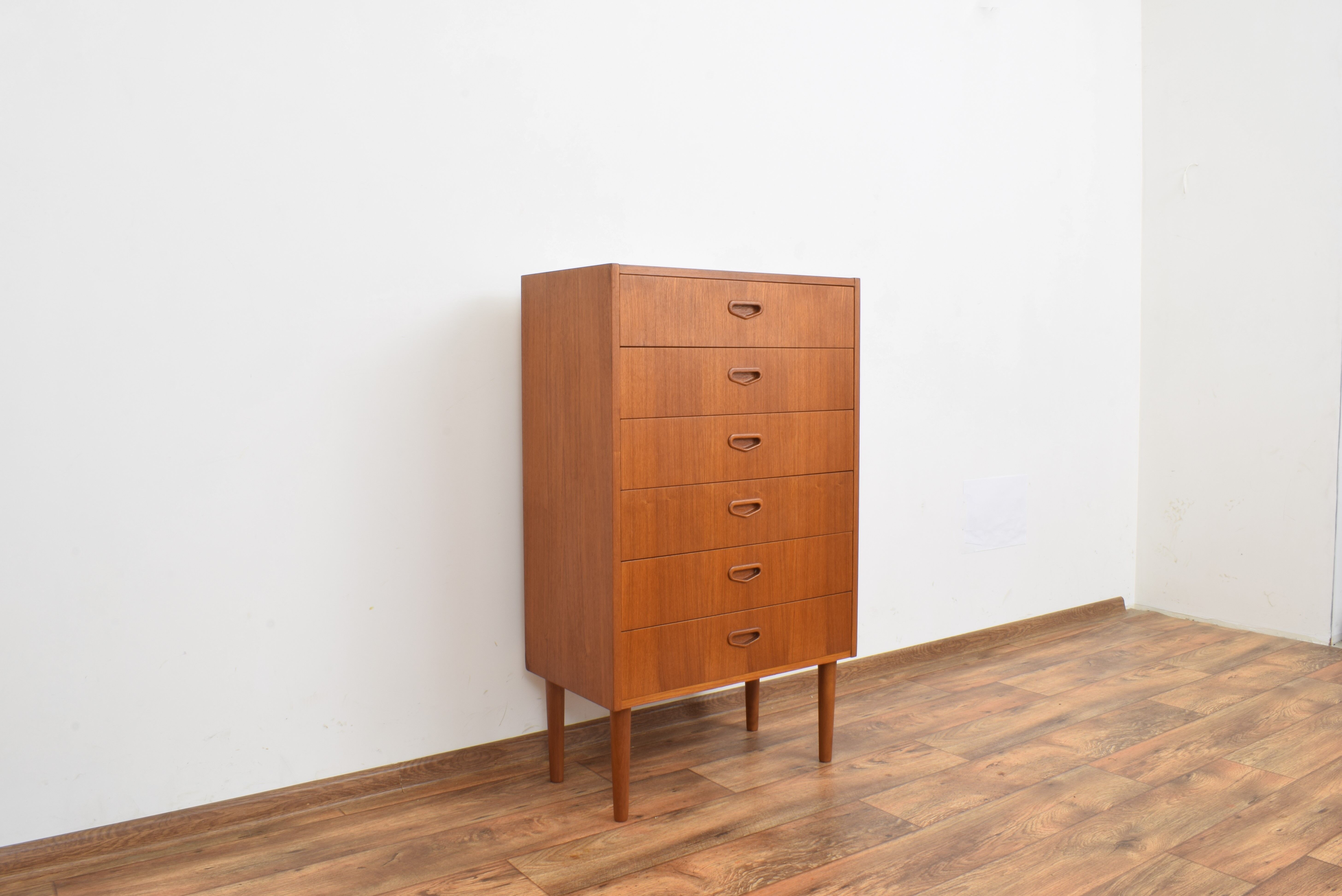 Mid-century swedish teak chest of drawers, 1960s.