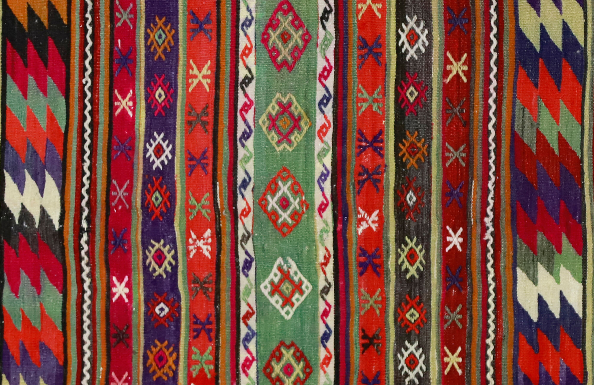 Anatolian handmade kilim rug 265 cm x 168 cm