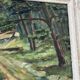 Oil painting walk in the Bailly forest
