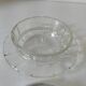 Pressed glass bell jar from the 50s