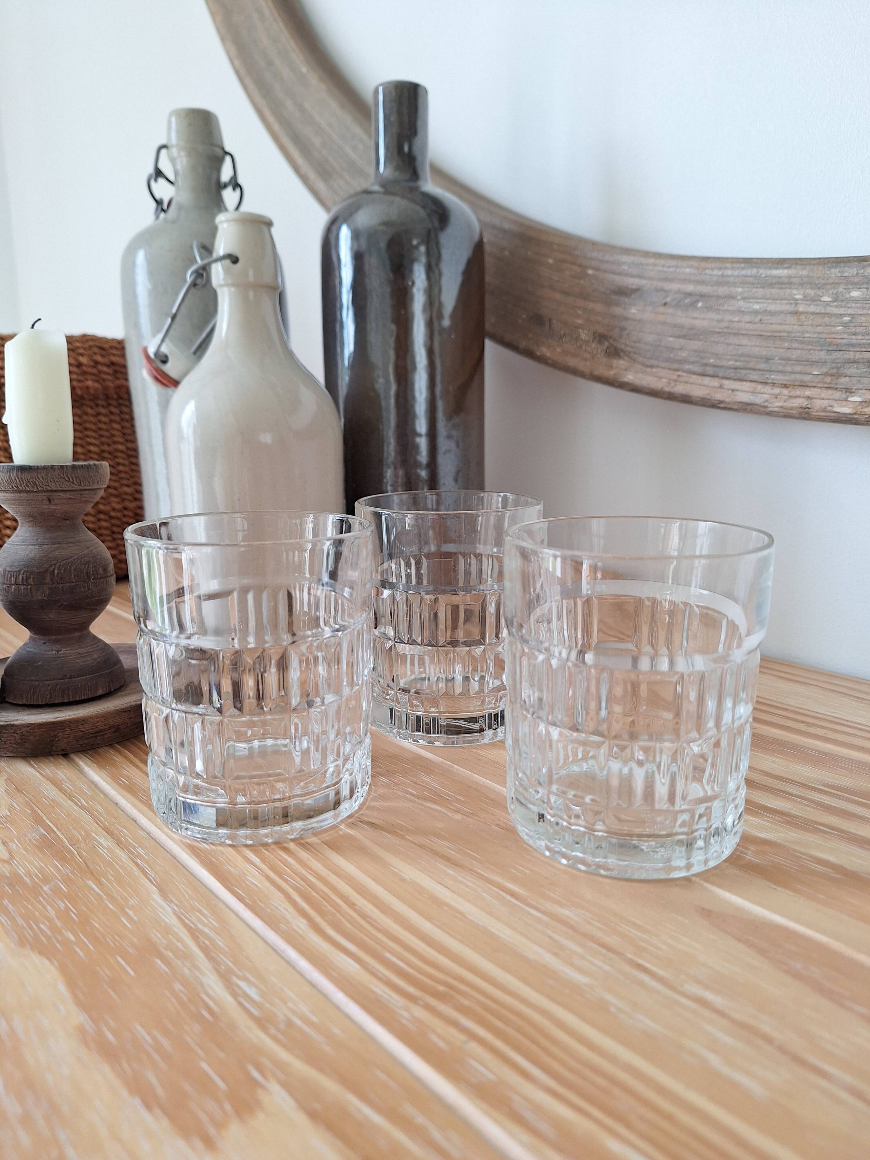 Vintage Préfontaines whiskey glasses