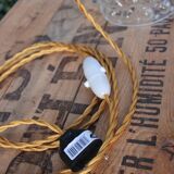 Moulded glass globe walk-in lamp