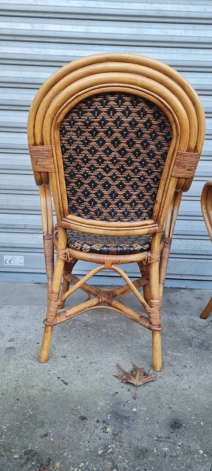 Rattan armchair 1960