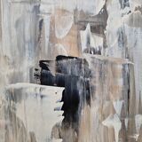 Abstract painting table