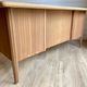 Vintage Mid-Century brass sabot ministerial/management desk