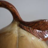 Coloquinte pitcher in glazed ceramic 60s/70s