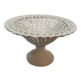 Woven Ceramic Fruit Bowl Compotier