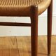 Model chair 75 in teak and rope by Niels Otto Moller
