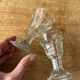 Pair of liqueur glasses 1900 known as "trompe couillon"