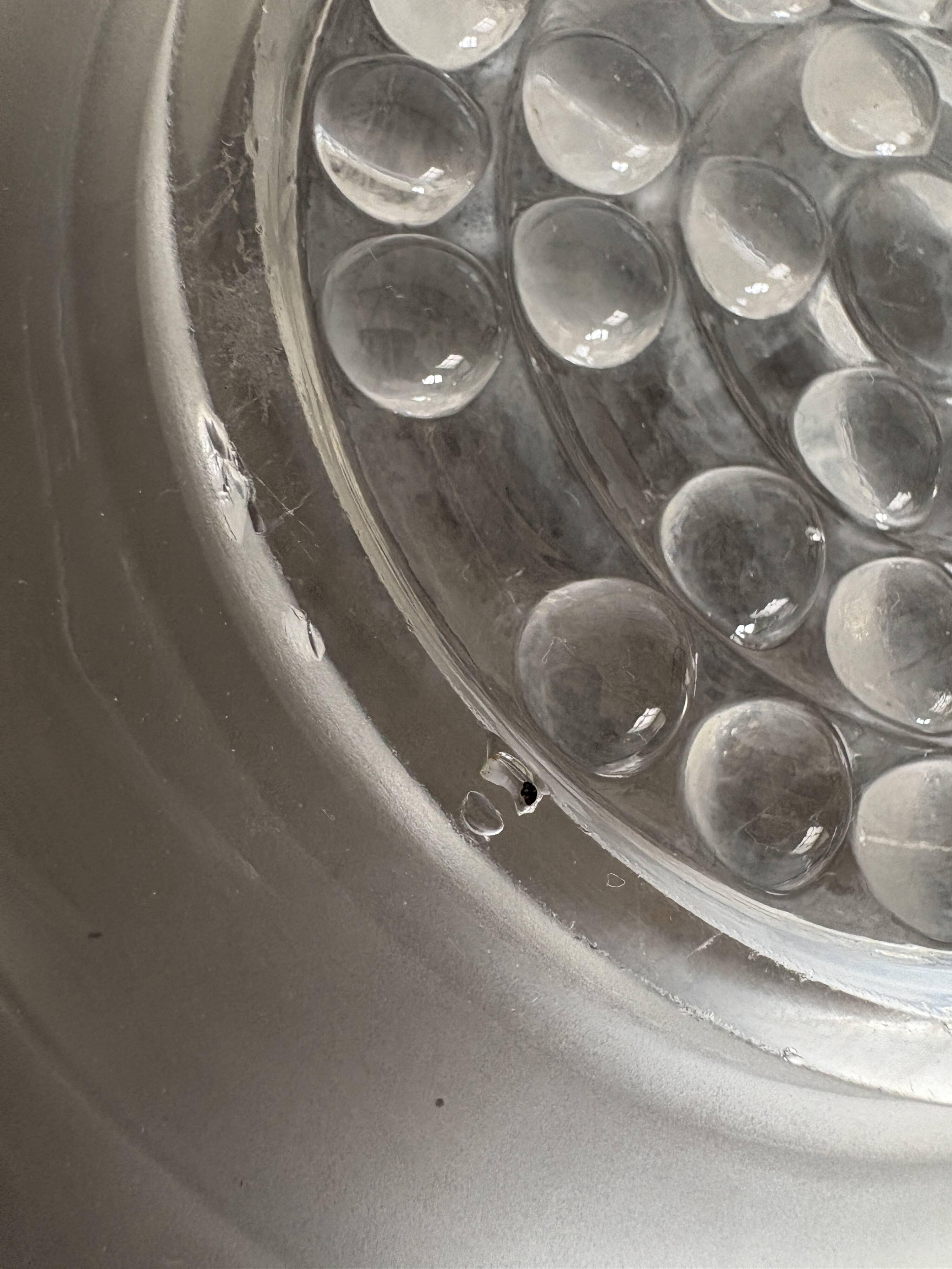 Vintage Art Deco pressed glass plate