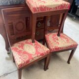 lot de trois chaises anciennes de style Empire.