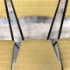 Three vintage chairs in the style of Colette Gueden.