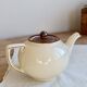 Vintage pouring teapot in Longchamp earthenware, Agen model.