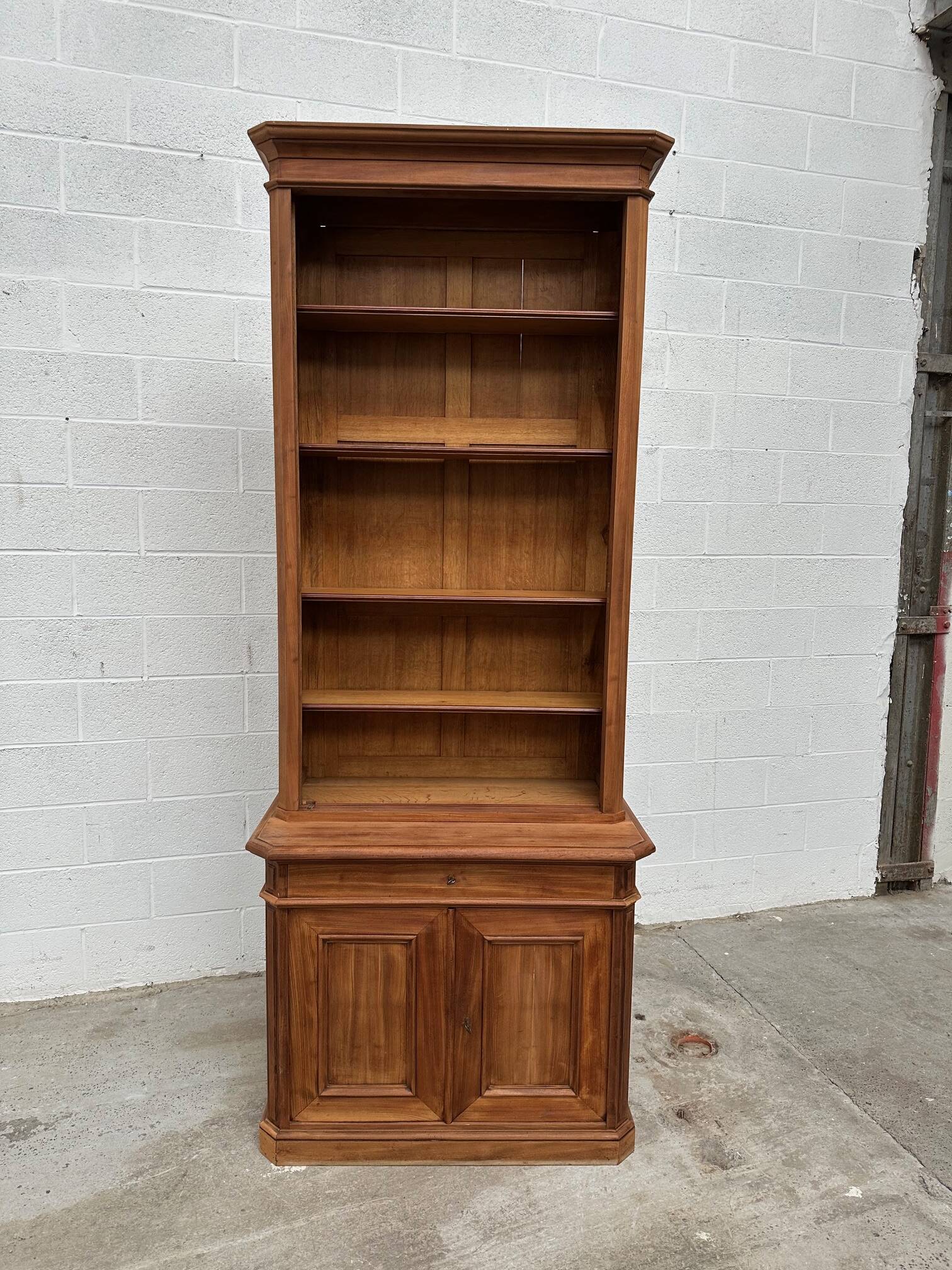 Large mahogany display case