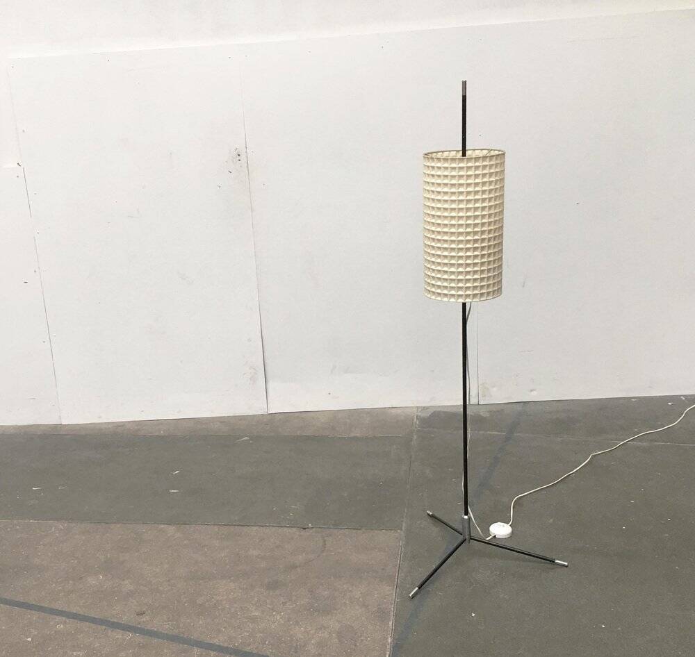 East German tripod floor lamp by Rudolf Arnold, mid-century, 1960s.