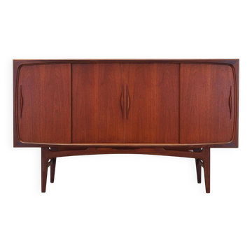 Enfilade en teck, design danois, années 1970, production : Danemark