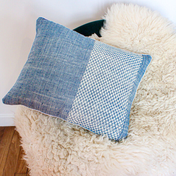 Blue patakalo cushion 40x50cm
