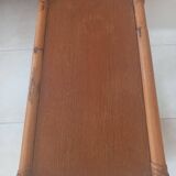 Vintage rattan shelf