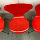 Model 3107 chairs by Arne Jacobsen for Fritz Hansen, Denmark, 1997, Set of 4