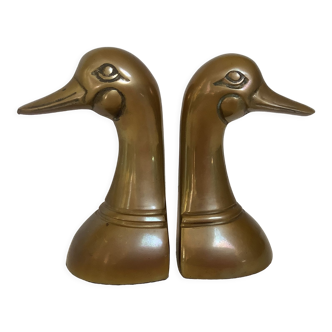 Bookends birds geese brass ducks