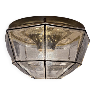 Limburg Glashütte ceiling lamp , 1970s