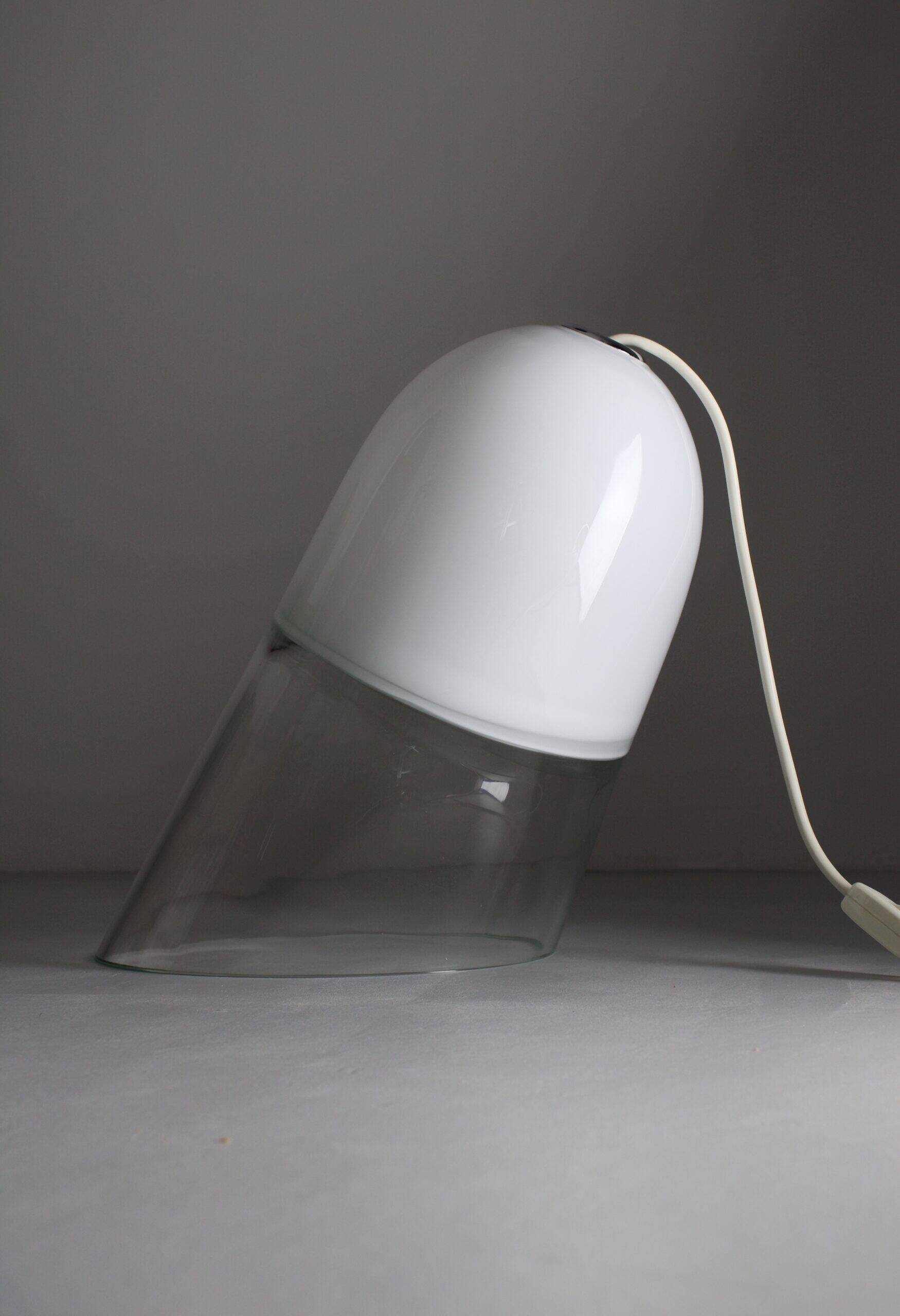 Lampe de table LT-362 par Carlo Nason pour Mazzega, années 1970.