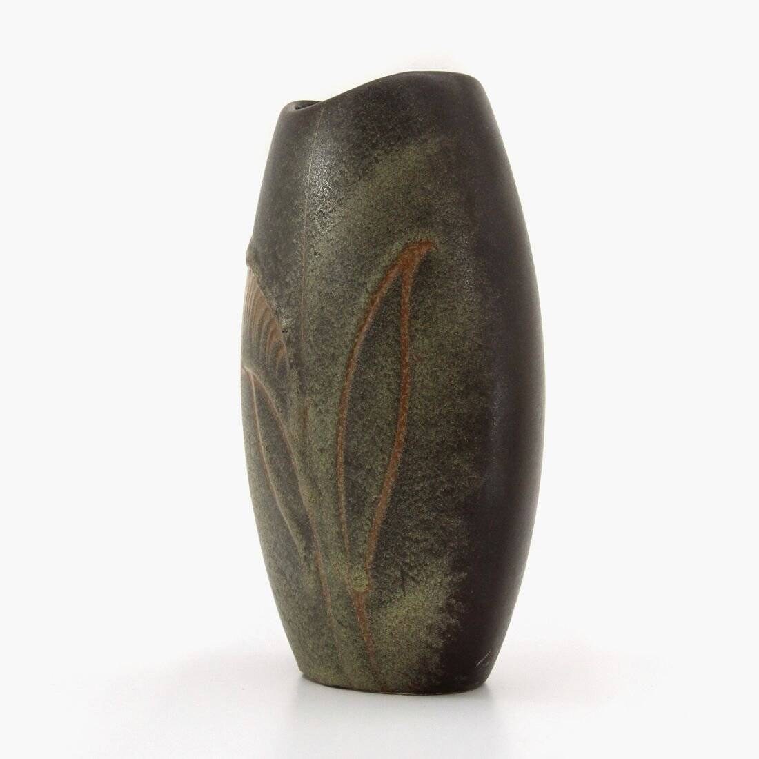 Ceramic vase with Scheurich decorations, 1980s