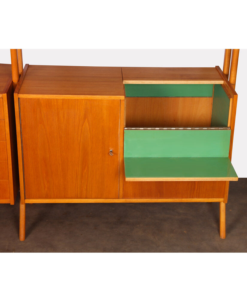 Wooden Library by Frantisek Jirak for Tatra Nabytok, 1960