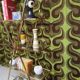 Etagère design en laiton année 80