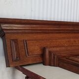 Set of 2 solid oak pediments