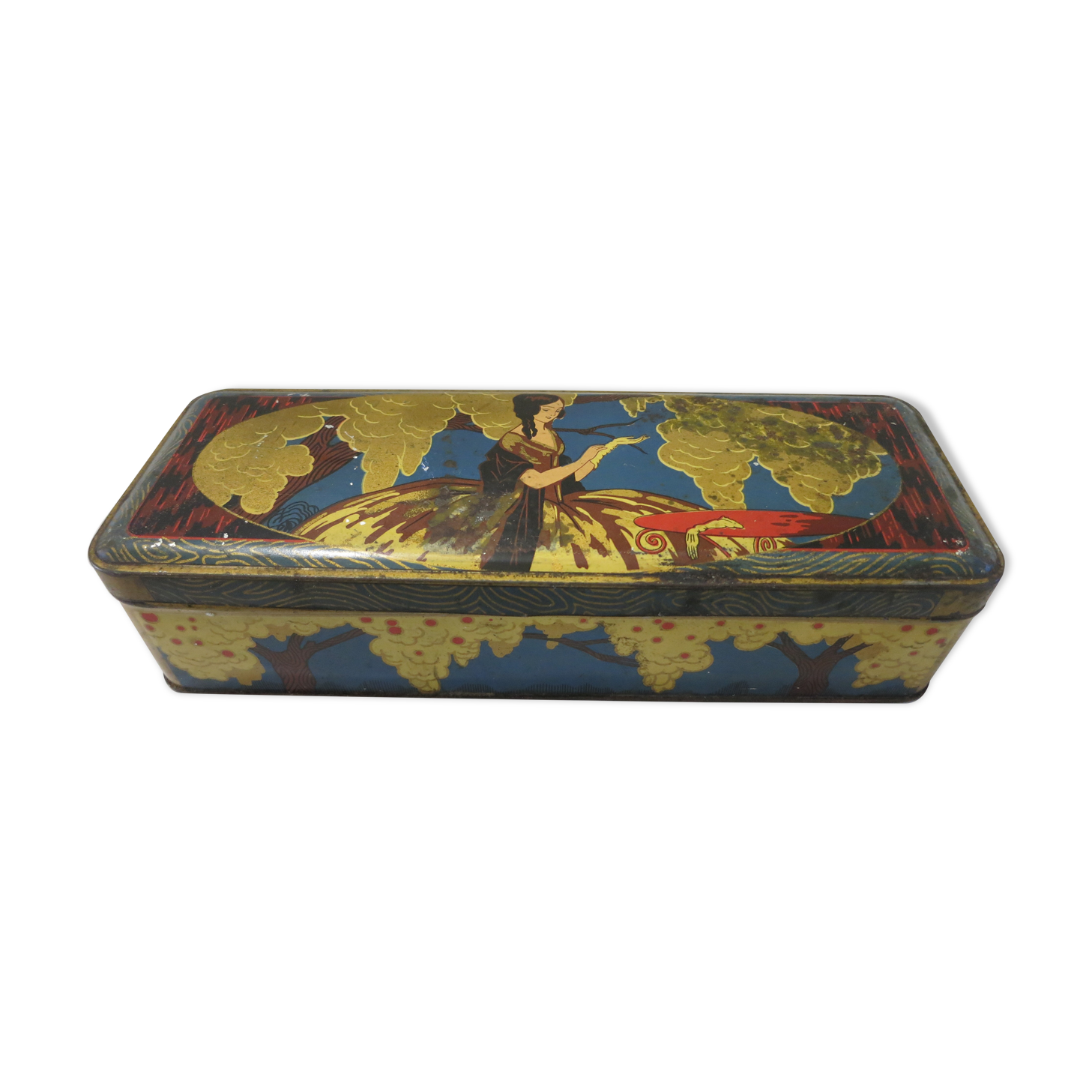 Lithographed cookie box