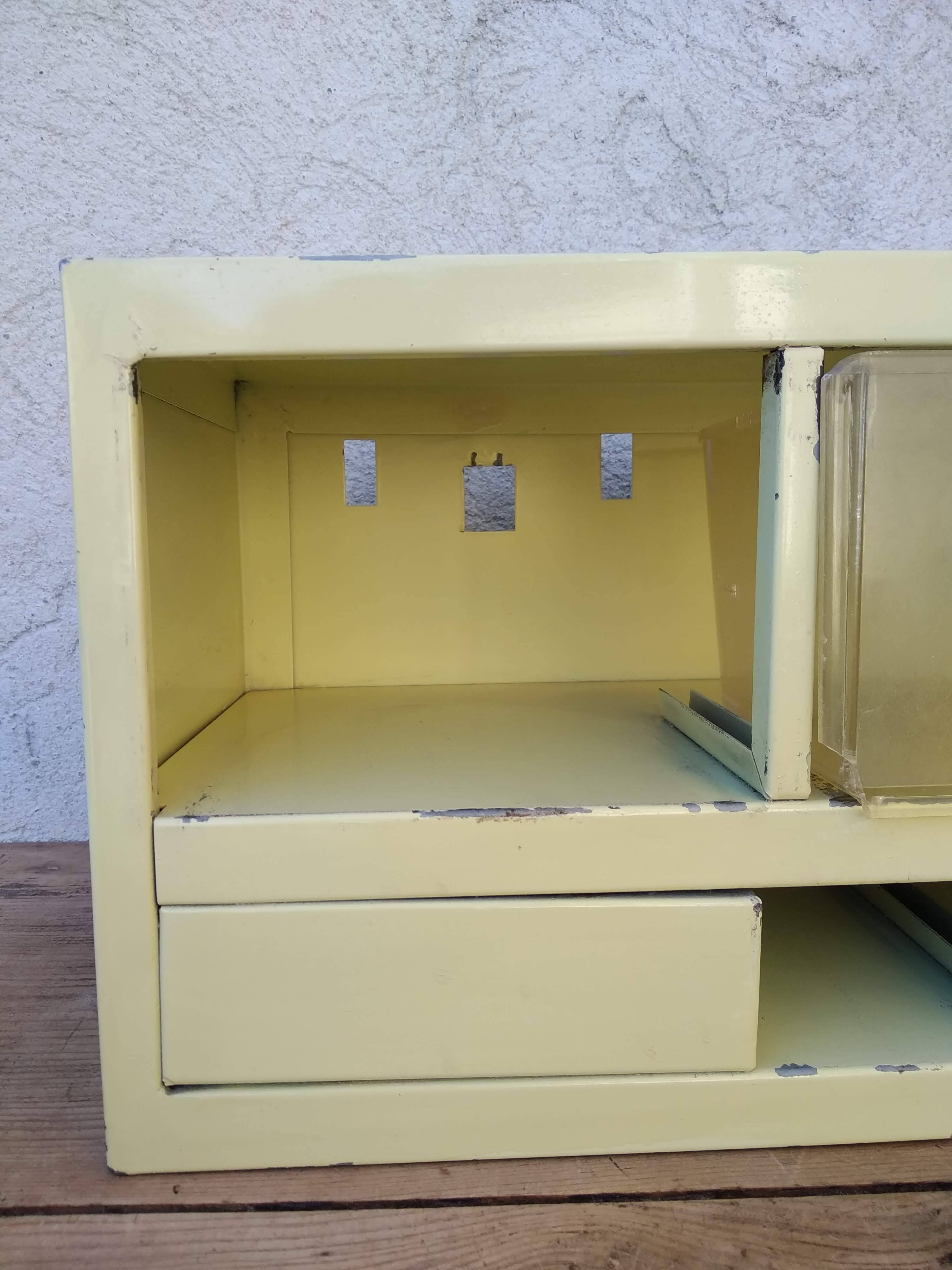 Storage unit with lockers brand PlexiBronze - 1950s