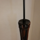 Rattan lamppost